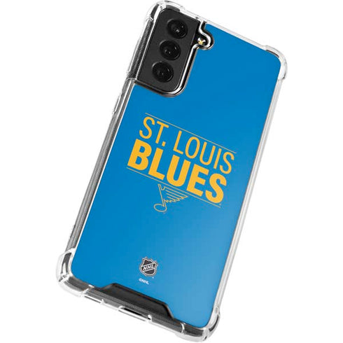 NHL St. Louis Blues Lineup Galaxy S21 FE Clear Case